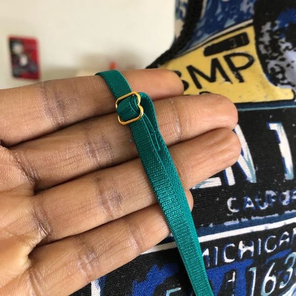 Sexy floral turquoise lingerie pajamas set - Picture 11 of 14